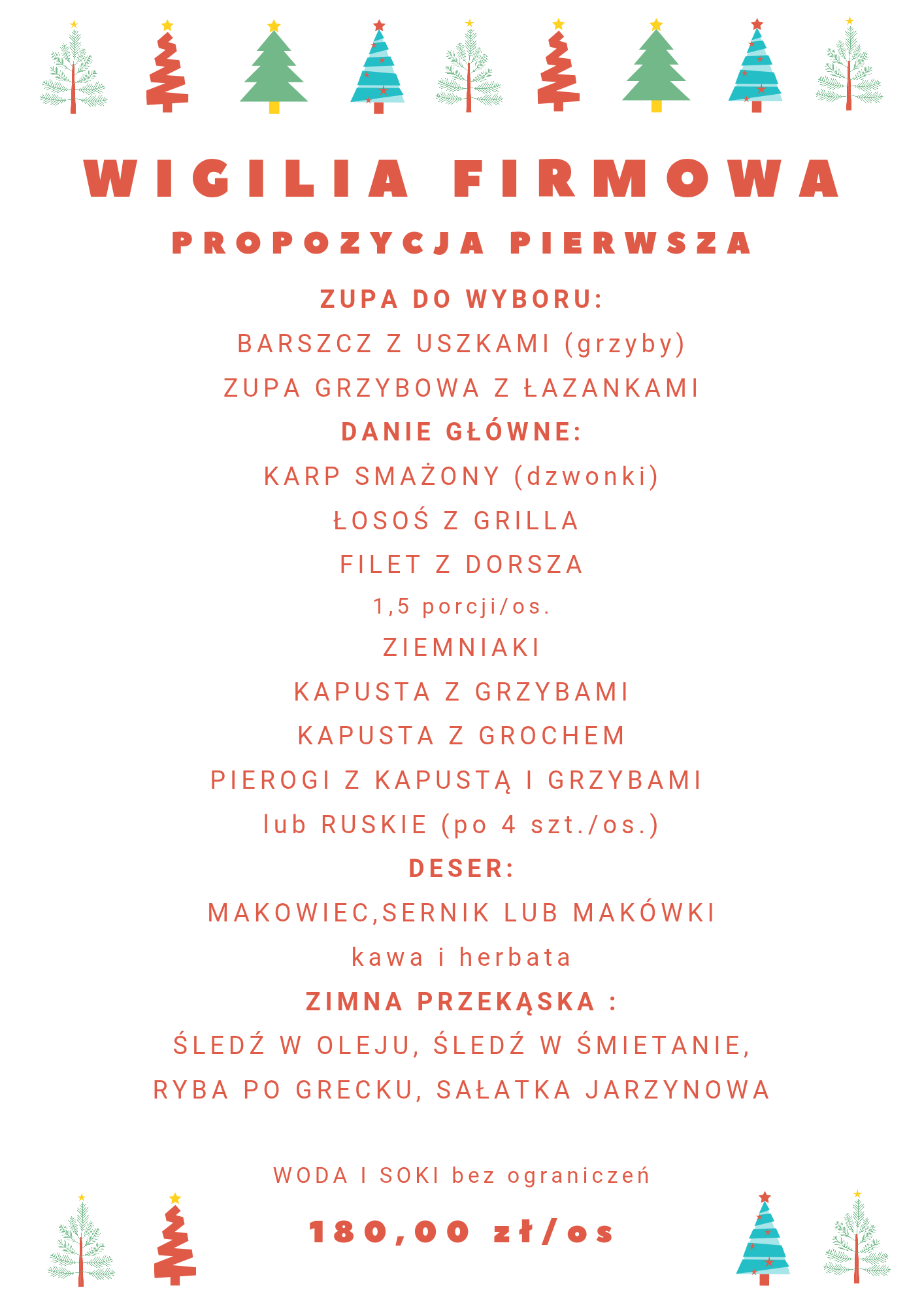 Wigilia firmowa — propozycja trzecia